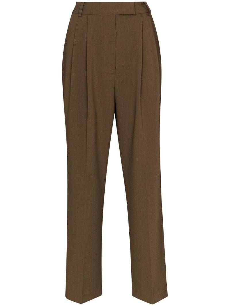 The Frankie Shop Bea pleated trousers - Brown von The Frankie Shop