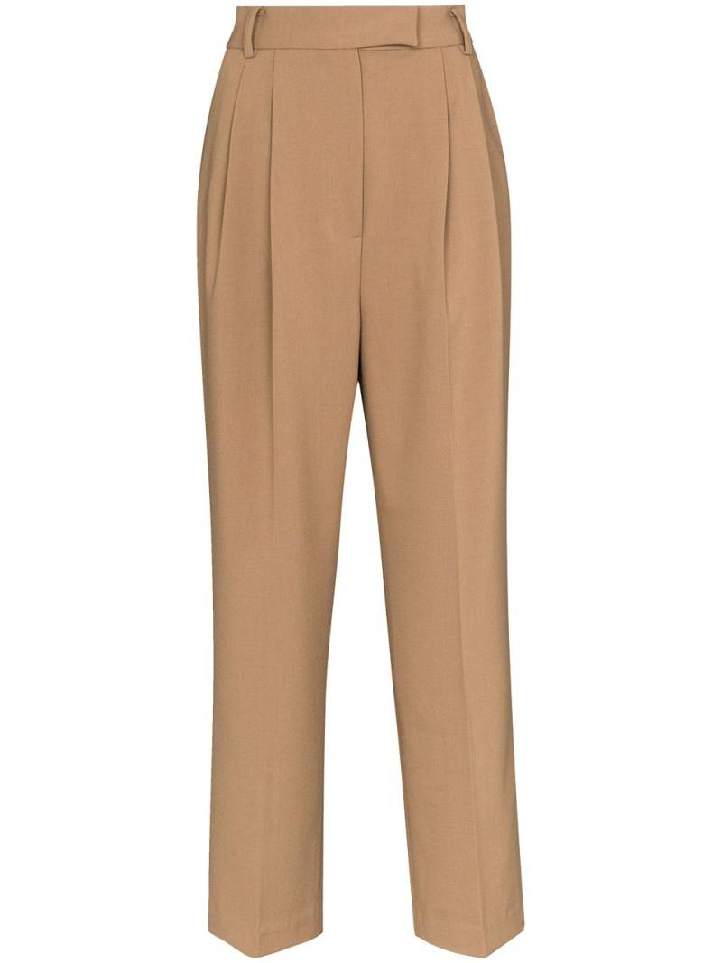 The Frankie Shop Bea pleated trousers - Brown von The Frankie Shop