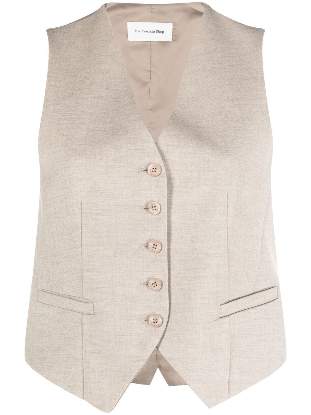 The Frankie Shop Gelso tailored waistcoat - Neutrals von The Frankie Shop