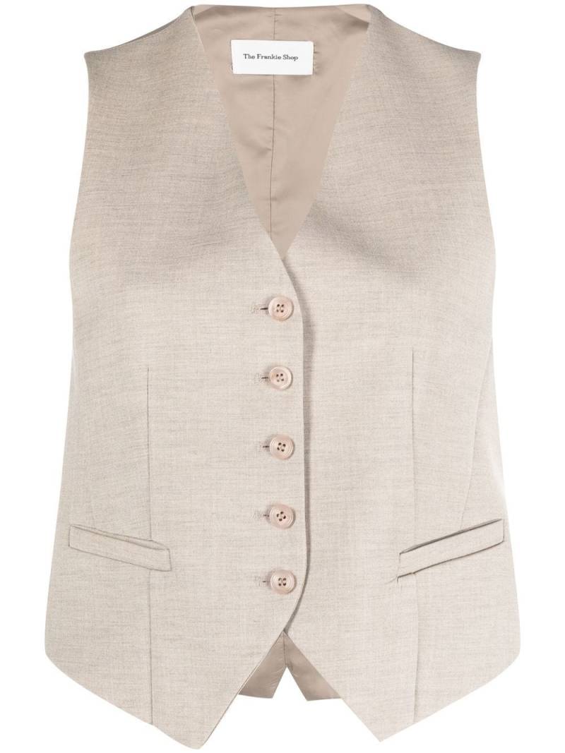 The Frankie Shop Gelso tailored waistcoat - Neutrals von The Frankie Shop