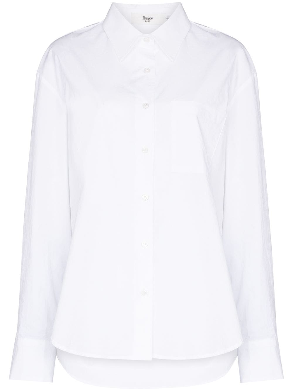 The Frankie Shop Lui oversized shirt - White von The Frankie Shop