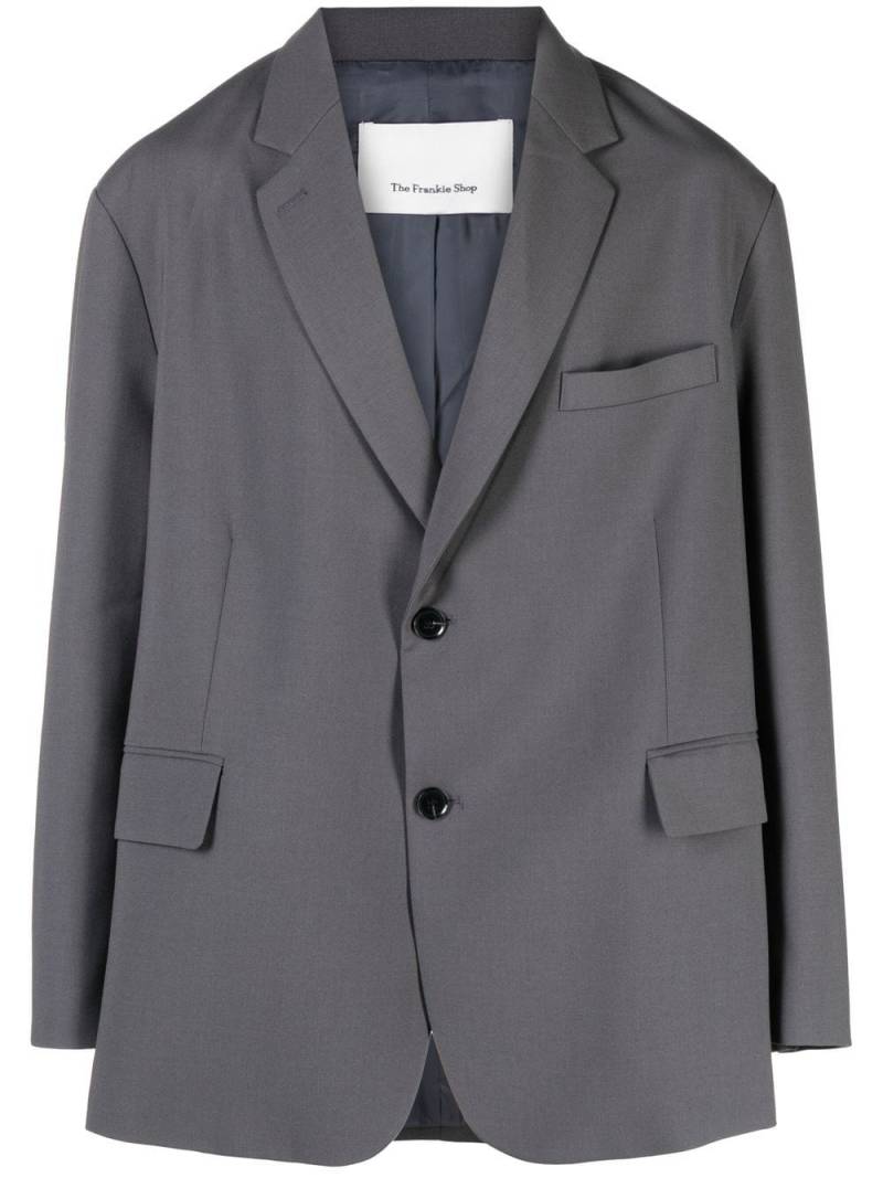 The Frankie Shop boxy single-breasted blazer - Grey von The Frankie Shop