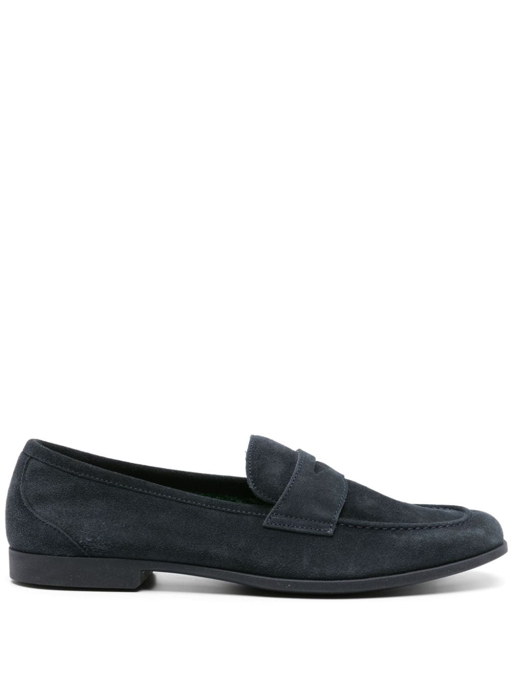 Fratelli Rossetti Yacht suede penny loafers - Blue von Fratelli Rossetti