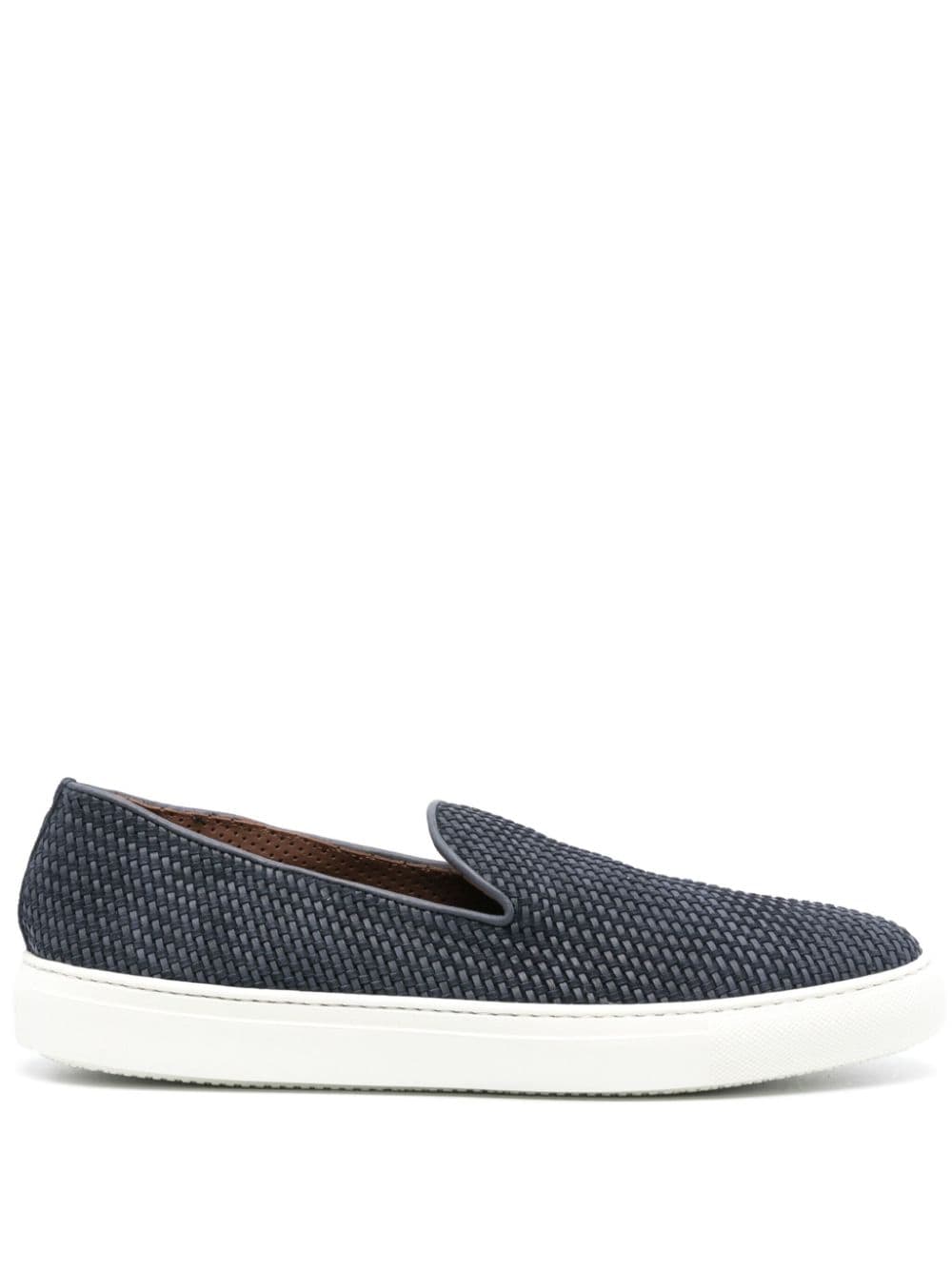 Fratelli Rossetti interwoven suede sneakers - Blue von Fratelli Rossetti