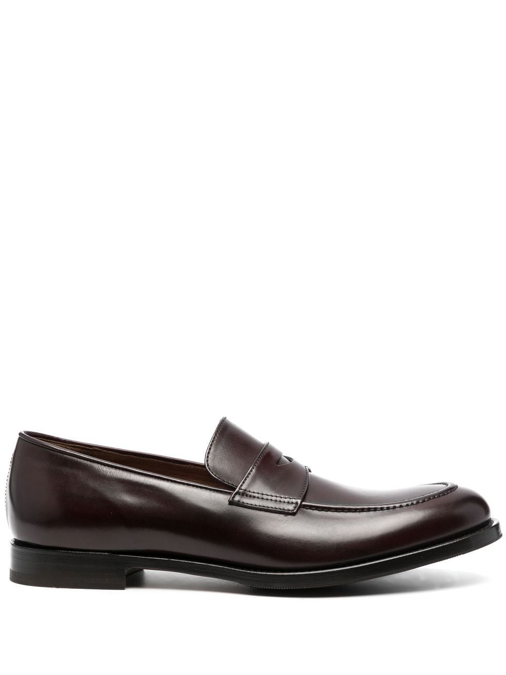 Fratelli Rossetti leather Penny loafers - Brown von Fratelli Rossetti