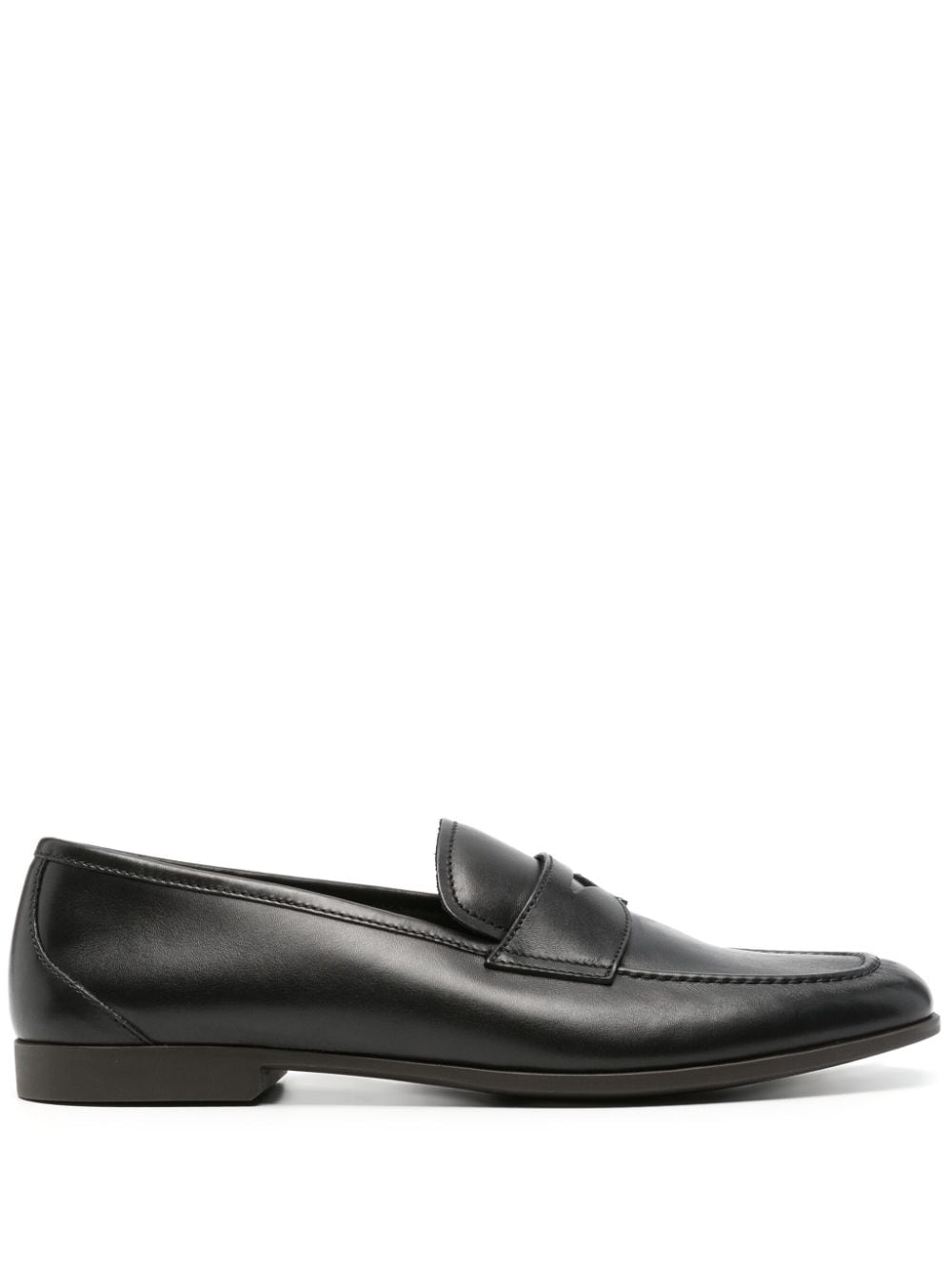 Fratelli Rossetti penny-slot leather loafers - Black von Fratelli Rossetti