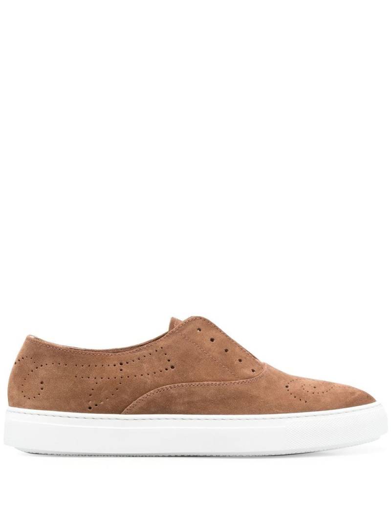 Fratelli Rossetti punch-hole slip-on sneakers - Brown von Fratelli Rossetti