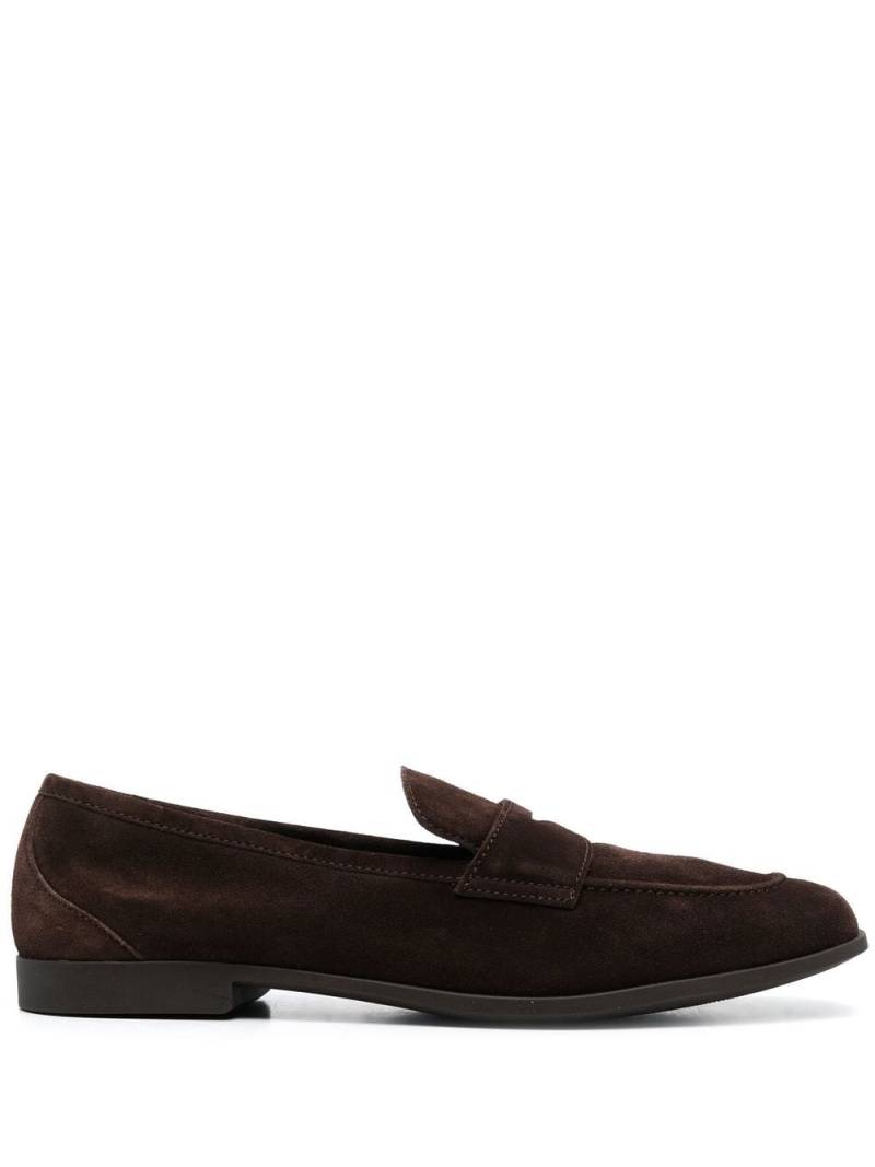 Fratelli Rossetti slip-on suede penny loafers - Brown von Fratelli Rossetti