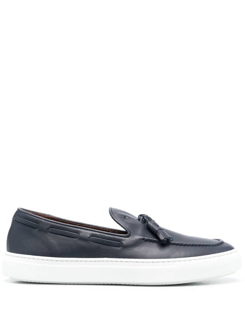 Fratelli Rossetti tassel-detail leather boat shoes - Blue von Fratelli Rossetti