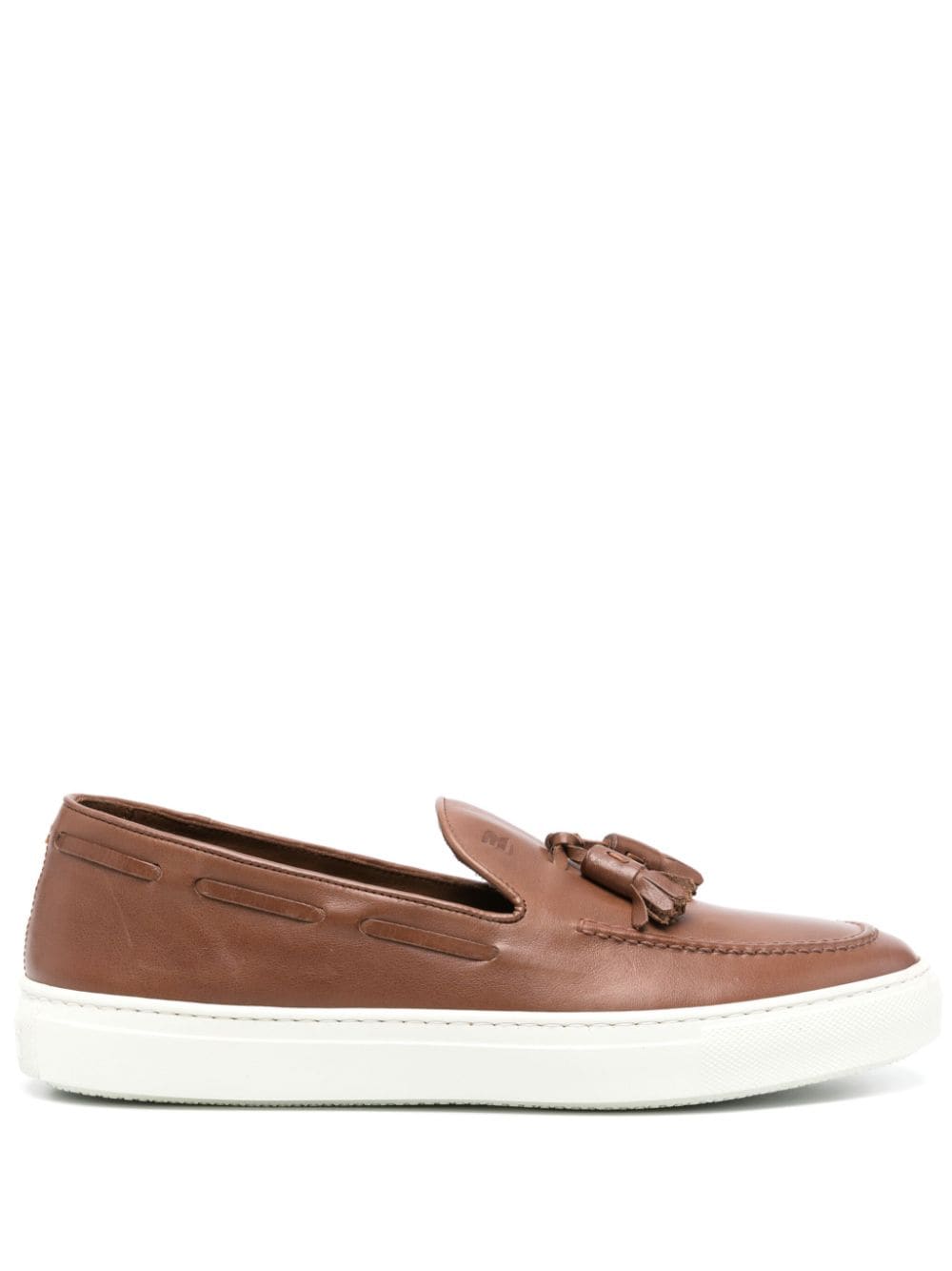 Fratelli Rossetti tassel-detail leather loafers - Brown