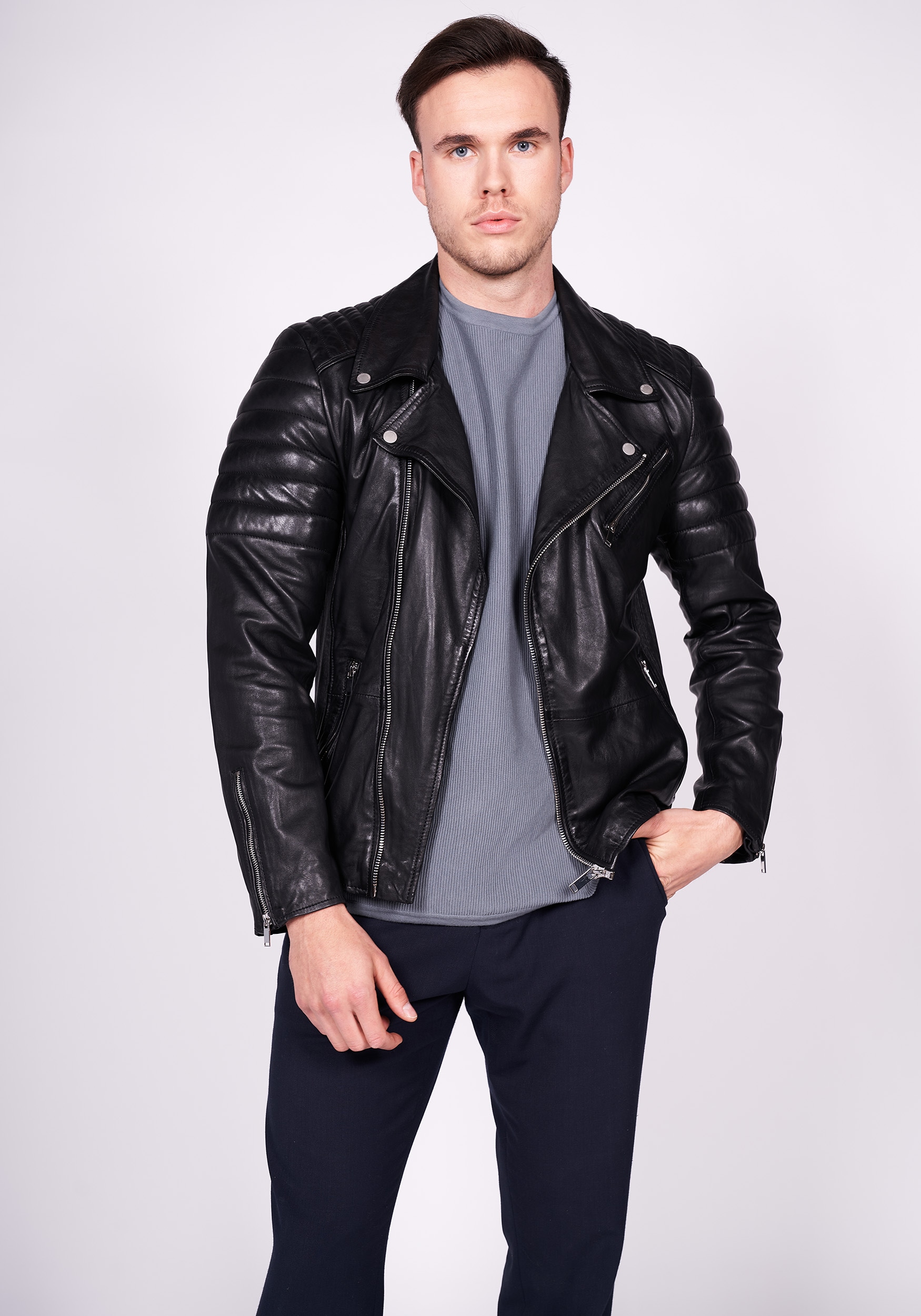 Freaky Nation Lederjacke »Cool Boys« von Freaky Nation