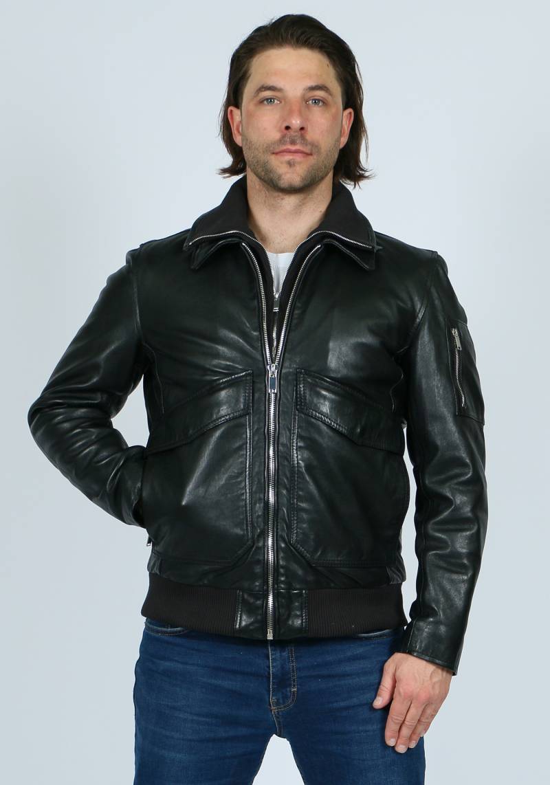 Freaky Nation Lederjacke »The Dude-FN« von Freaky Nation