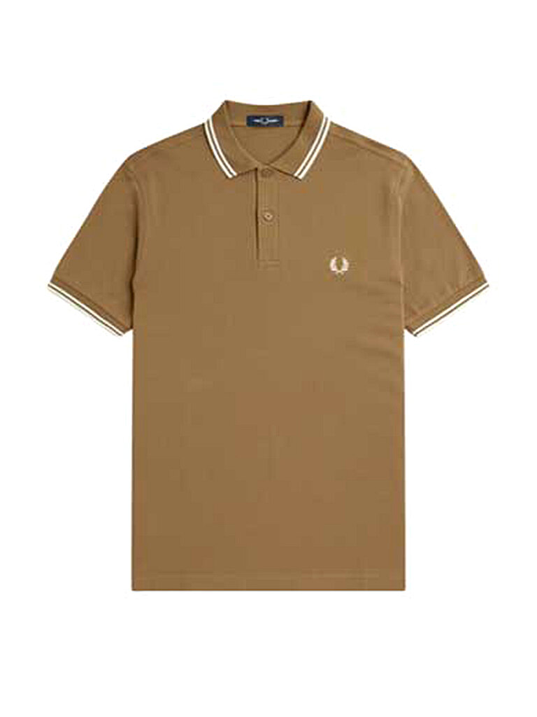FRED PERRY Poloshirt  camel | L von Fred Perry