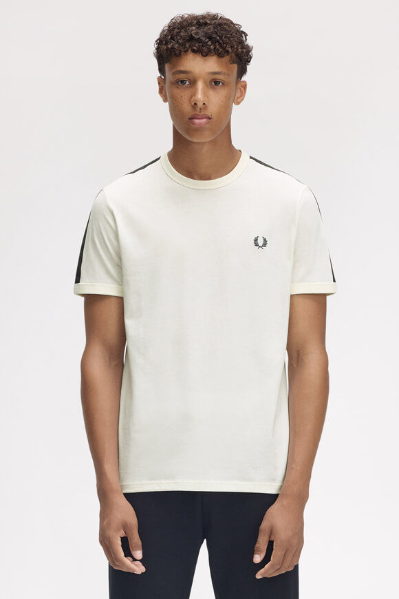 Fred Perry Contrast Tape Ringer T-Shirt | Offwhite | Herren | L Fred Perry Contrast Tape Ringer T-Shirt | Offwhite | Herren | L von Fred Perry