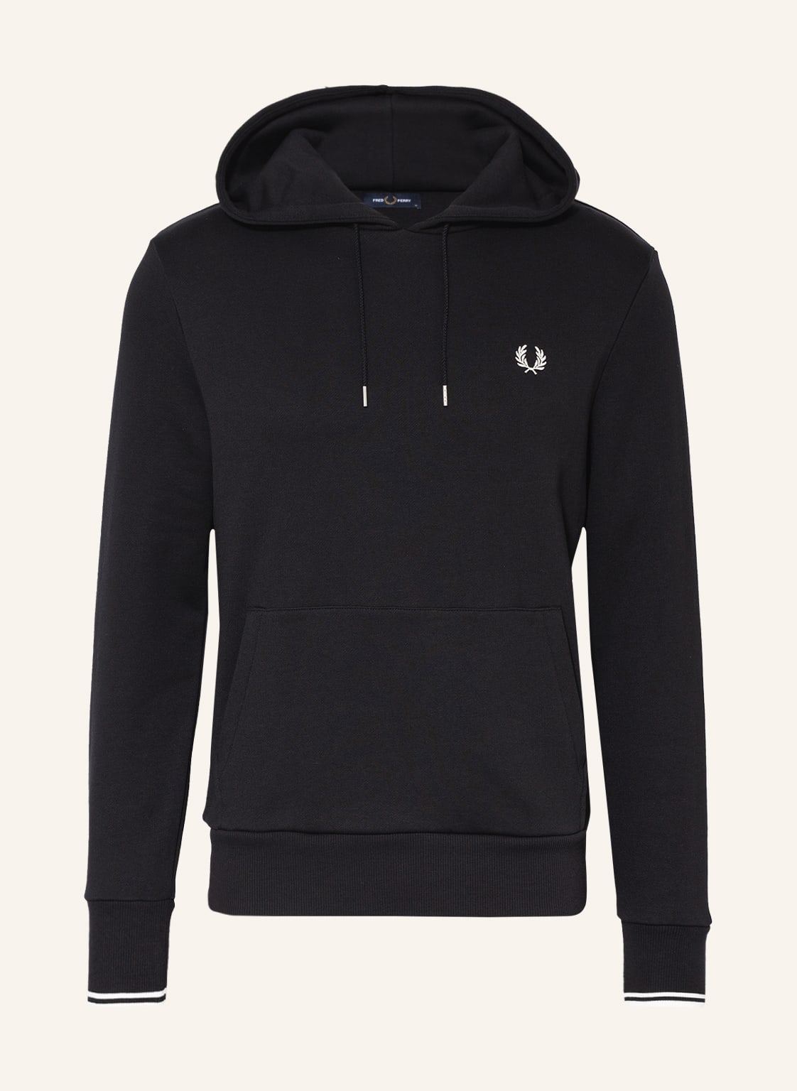 Fred Perry Hoodie m2643 schwarz von Fred Perry