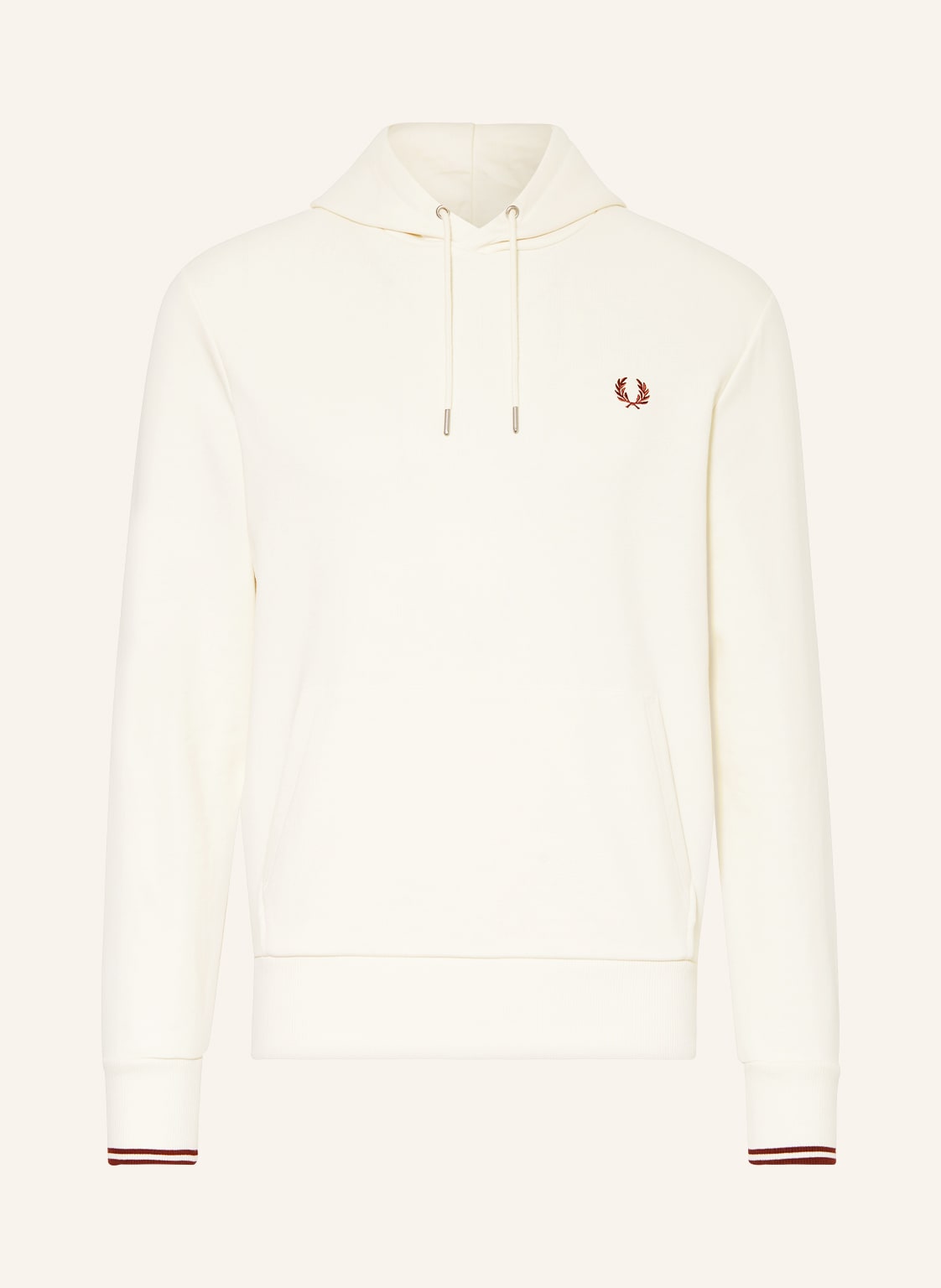 Fred Perry Hoodie m2643 weiss von Fred Perry