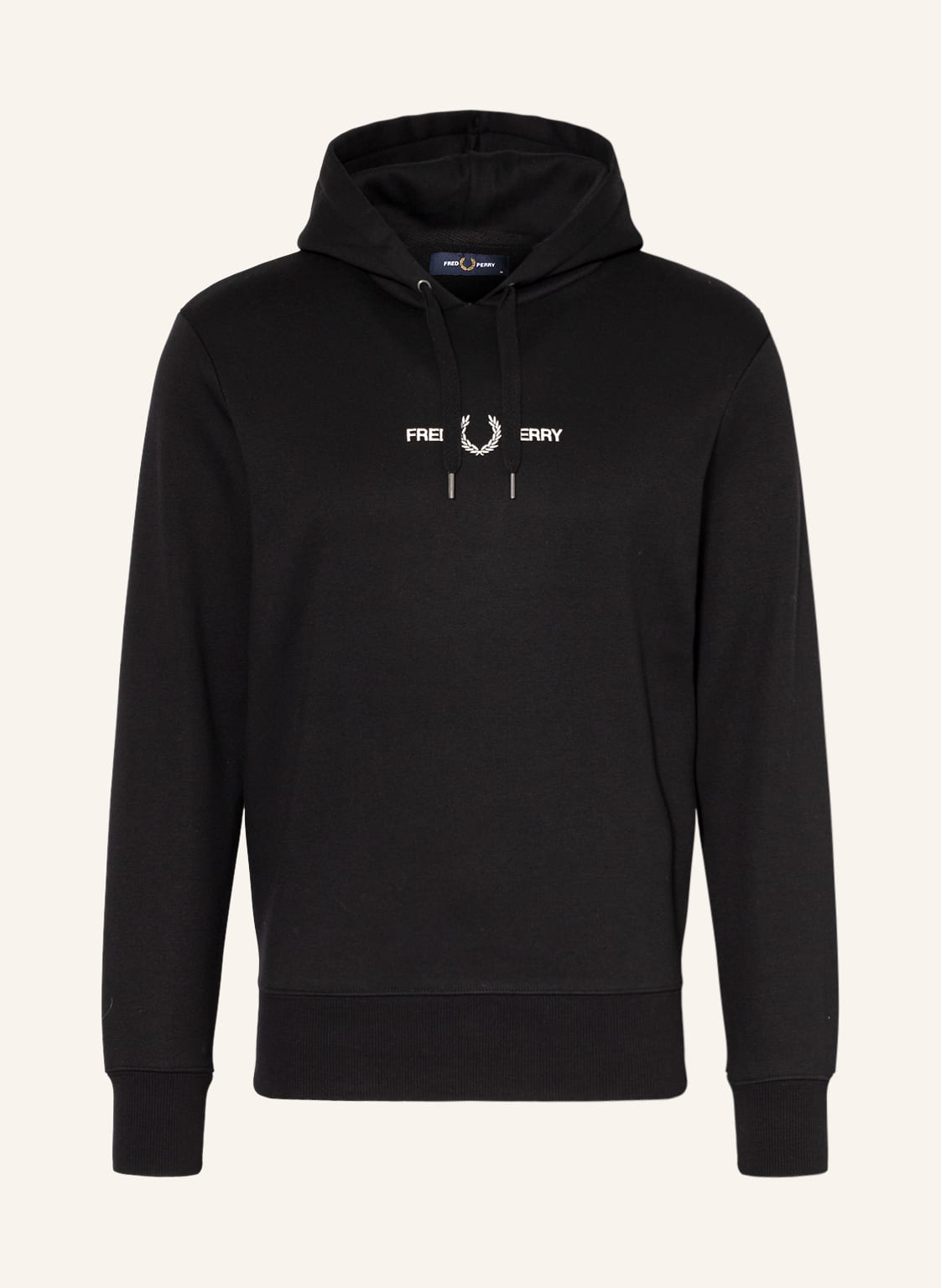 Fred Perry Hoodie schwarz von Fred Perry