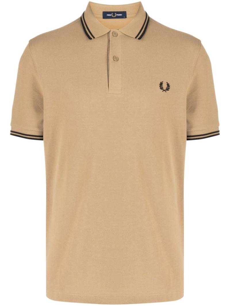 Fred Perry Laurel Wreath-embroidered polo shirt - Brown von Fred Perry