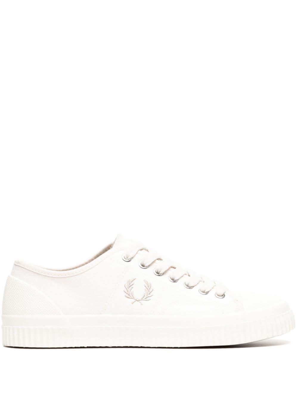 Fred Perry Low Hughes canvas sneakers - White von Fred Perry