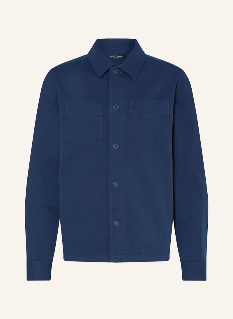 Fred Perry Overshirt blau von Fred Perry