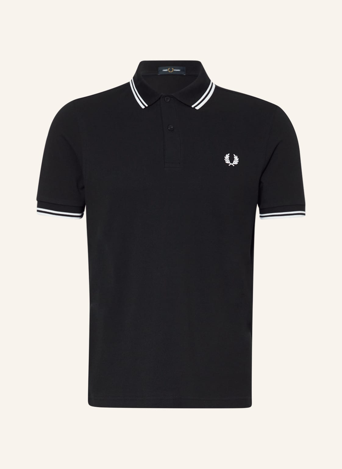 Fred Perry Piqué-Poloshirt m3600 Straight Fit blau von Fred Perry