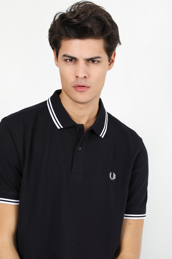 Fred Perry Poloshirt | Navy + White | Herren  | L von Fred Perry