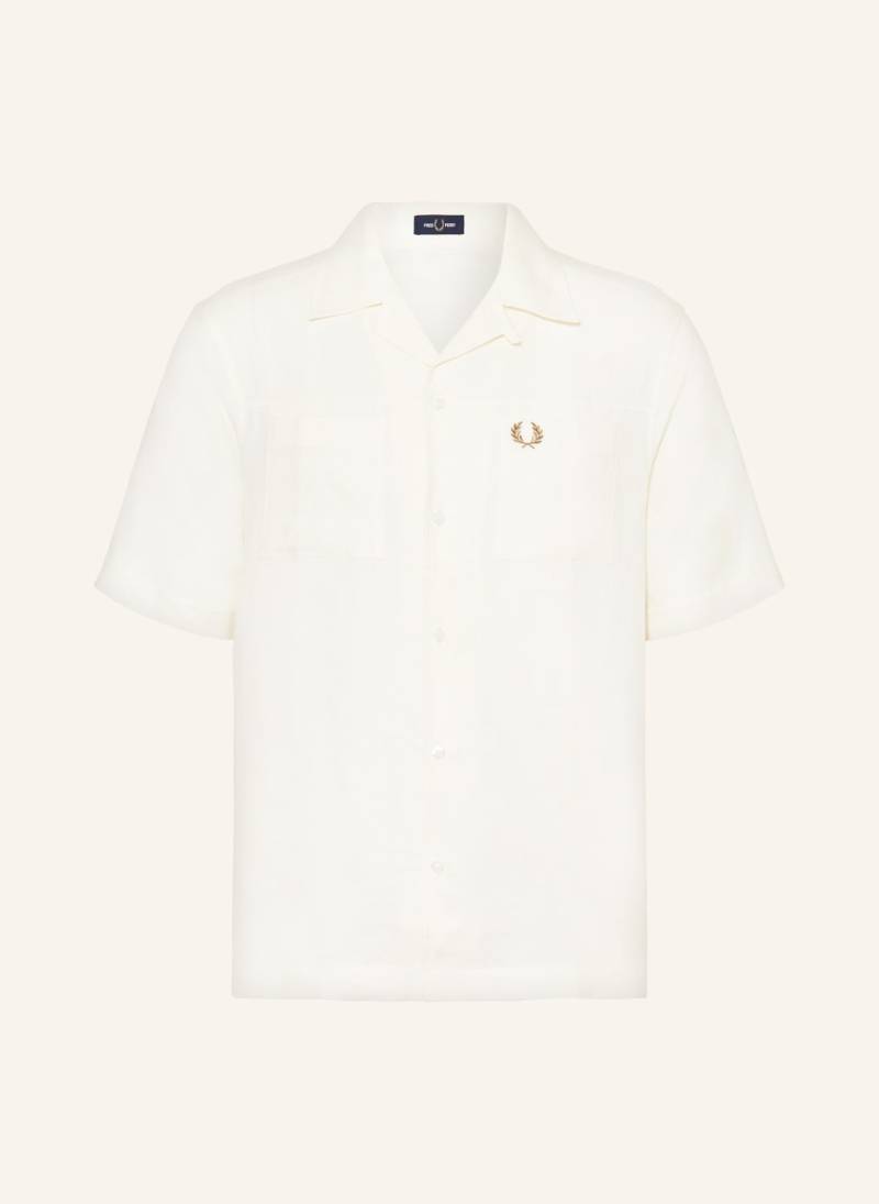Fred Perry Resorthemd Comfort Fit Aus Leinen weiss von Fred Perry