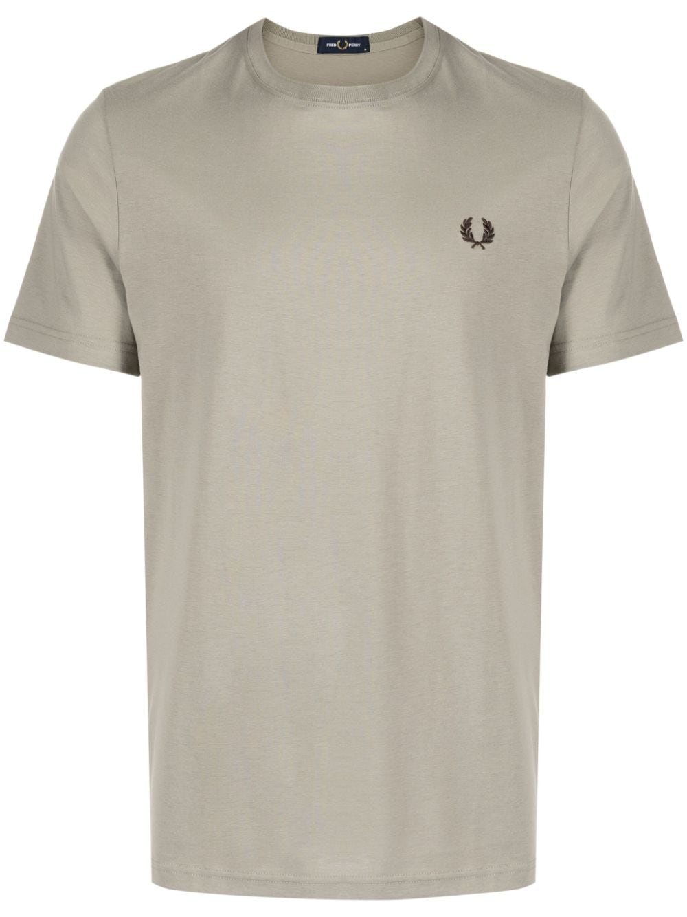 Fred Perry Ringer logo-embroidered T-shirt - Grey von Fred Perry