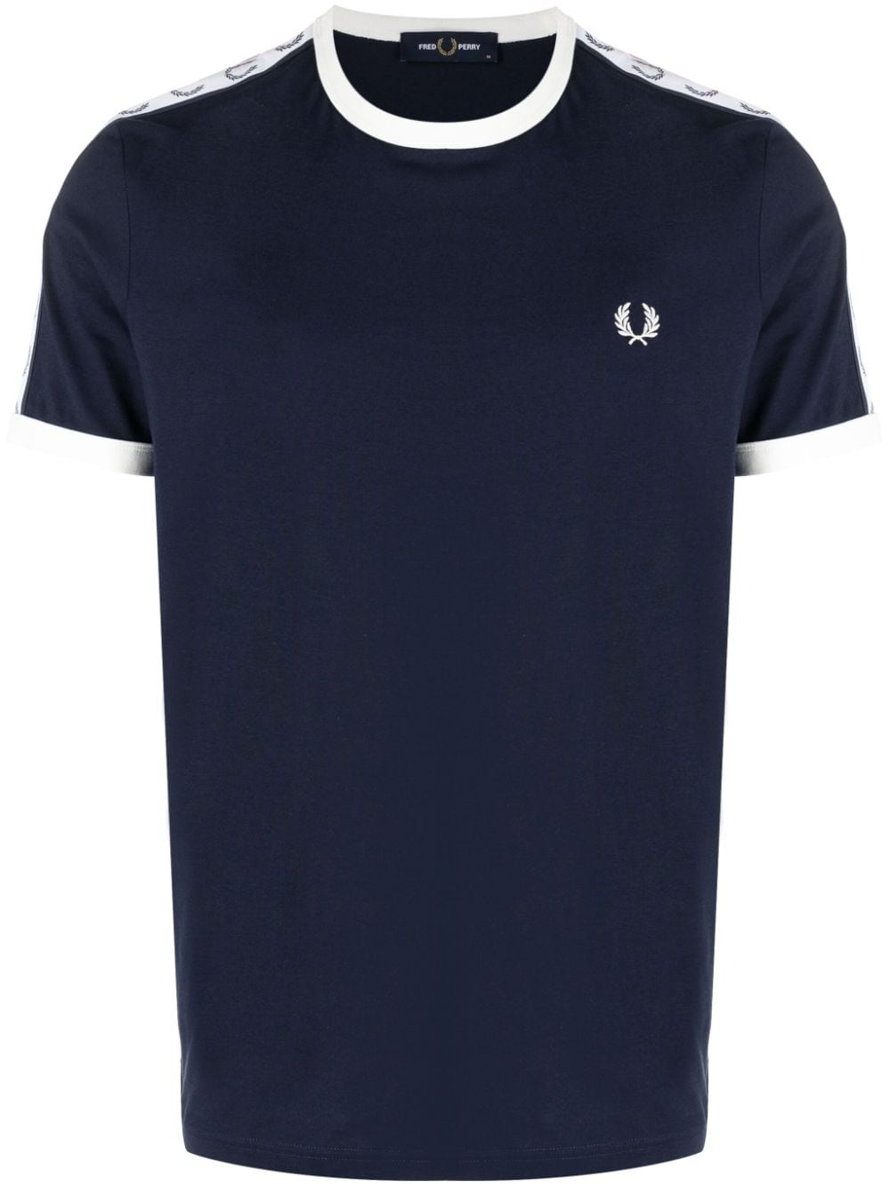 Fred Perry Ringer logo-tape T-shirt - Blue von Fred Perry