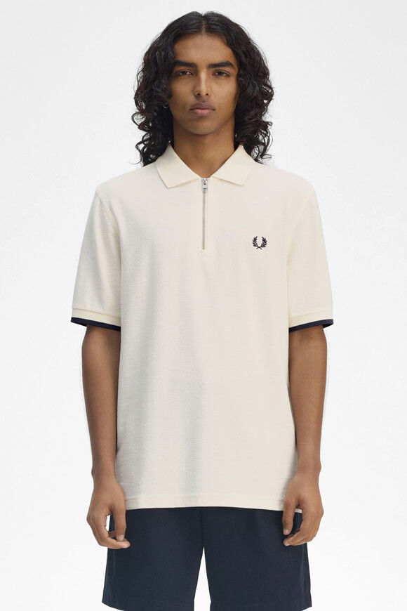 Fred Perry Strukturiertes Poloshirt | Offwhite | Herren | M Fred Perry Strukturiertes Poloshirt | Offwhite | Herren | M von Fred Perry