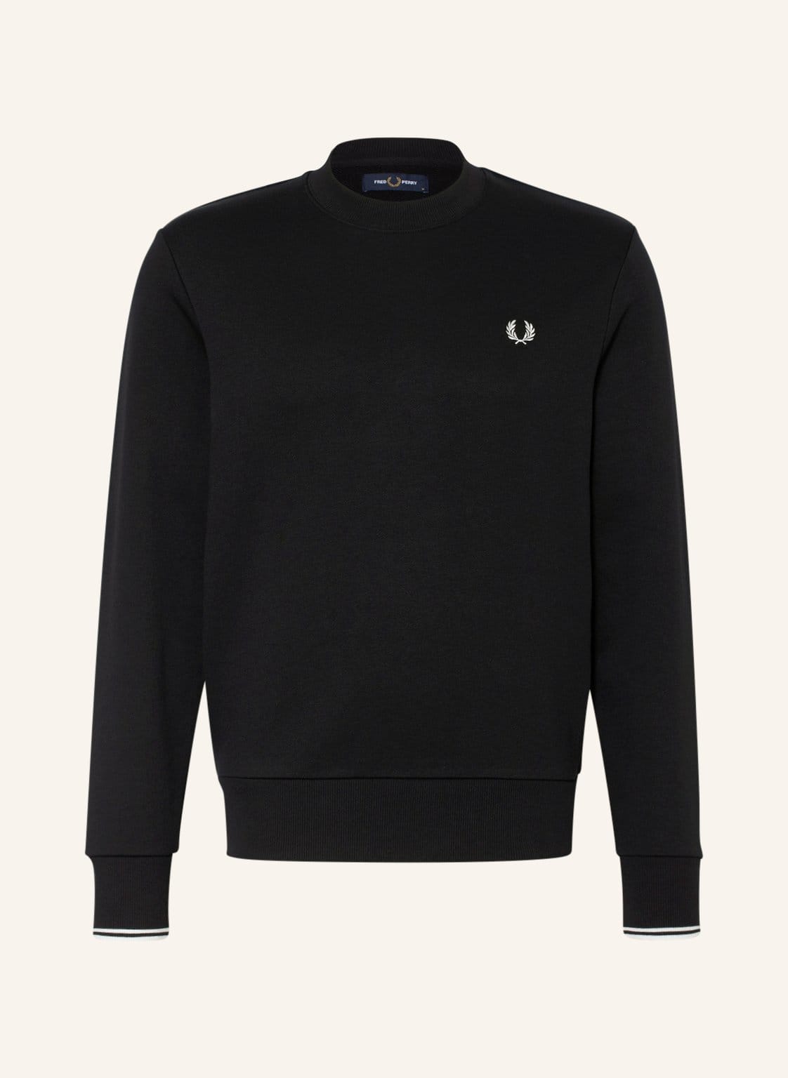 Fred Perry Sweatshirt m7535 schwarz von Fred Perry