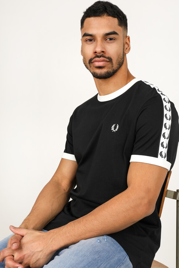 Fred Perry T-Shirt | Schwarz | Herren  | XS von Fred Perry