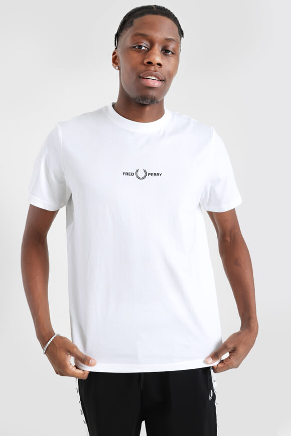Fred Perry T-Shirt | Weiss | Herren  | L von Fred Perry