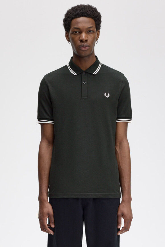 Fred Perry Twin Tipped Poloshirt | Night Green | Herren | L Fred Perry Twin Tipped Poloshirt | Night Green | Herren | L von Fred Perry