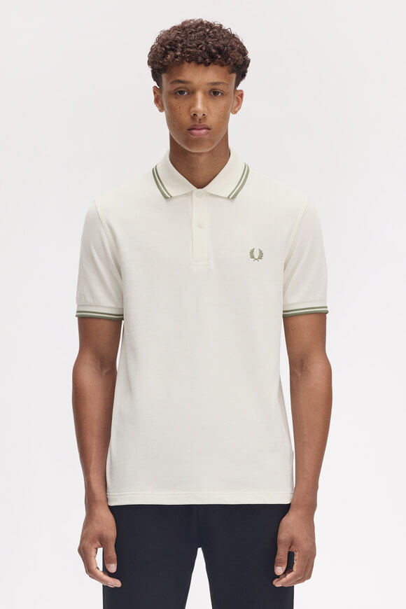 Fred Perry Twin Tipped Poloshirt | Offwhite | Herren | L Fred Perry Twin Tipped Poloshirt | Offwhite | Herren | L von Fred Perry