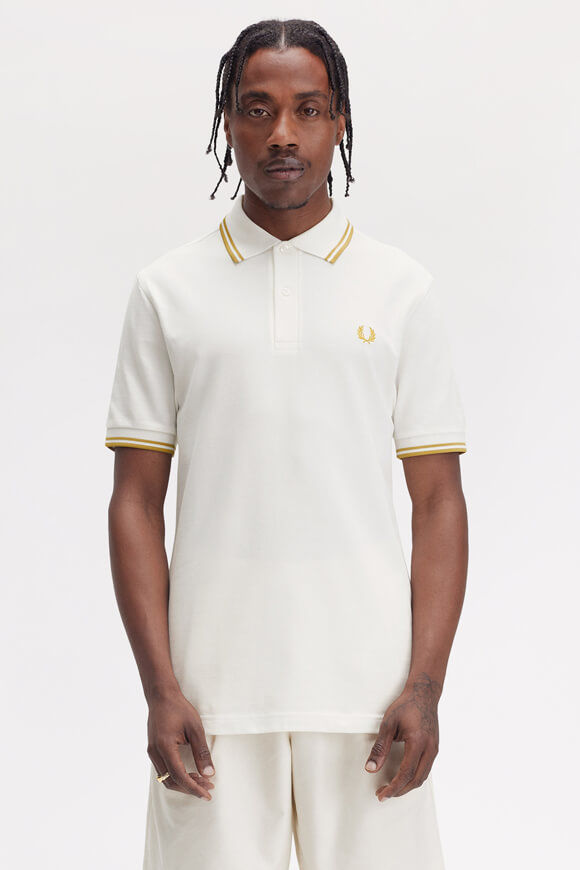Fred Perry Twin Tipped Poloshirt | Snow White | Herren | L Fred Perry Twin Tipped Poloshirt | Snow White | Herren | L von Fred Perry