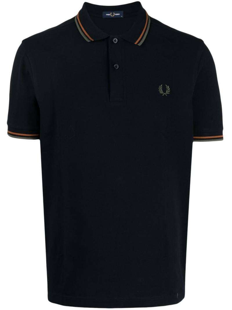 Fred Perry Twin Tipped cotton polo shirt - Blue von Fred Perry