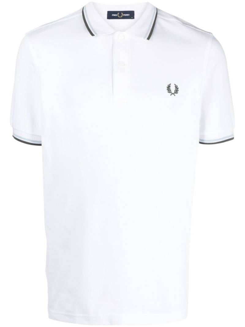 Fred Perry Twin Tipped cotton polo shirt - White von Fred Perry