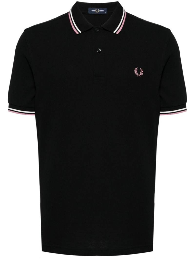 Fred Perry Twin Tipped polo shirt - Black von Fred Perry