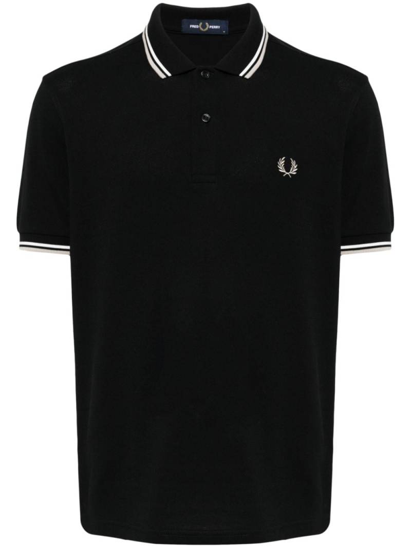 Fred Perry Twin Tipped polo shirt - Black von Fred Perry