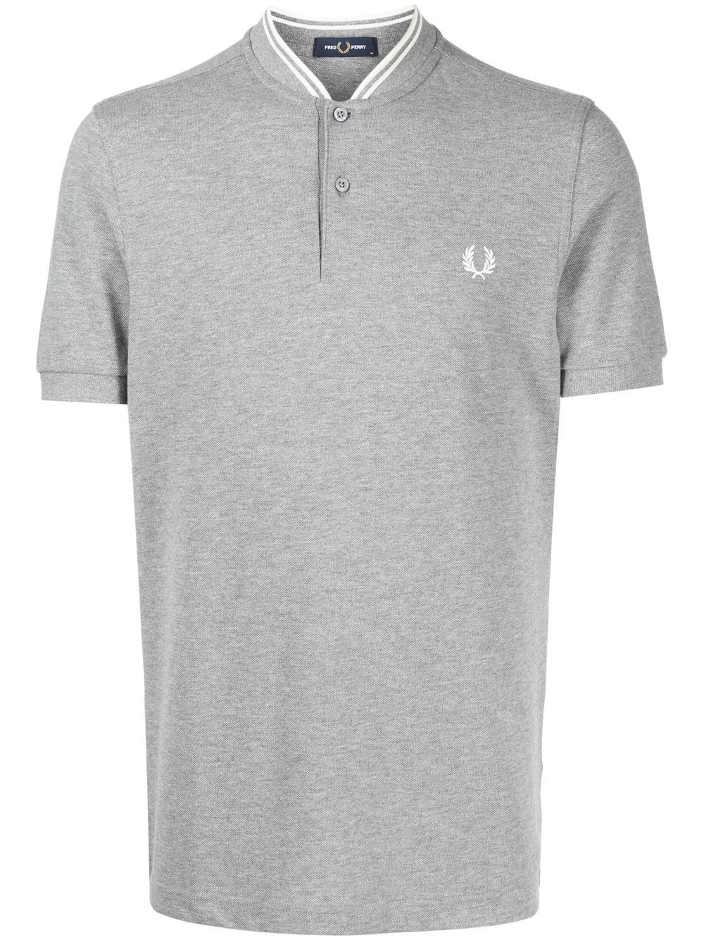 Fred Perry baseball-collar polo shirt - Grey von Fred Perry