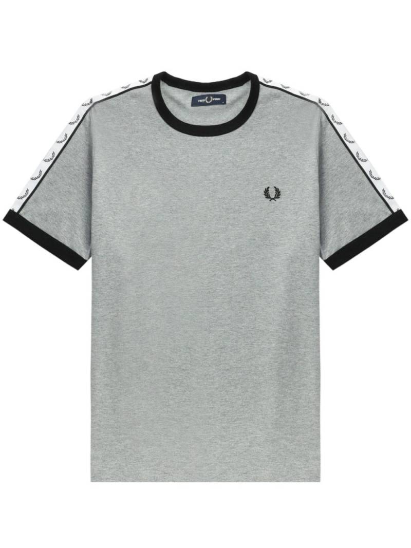 Fred Perry embroidered-logo cotton t-shirt - Grey von Fred Perry