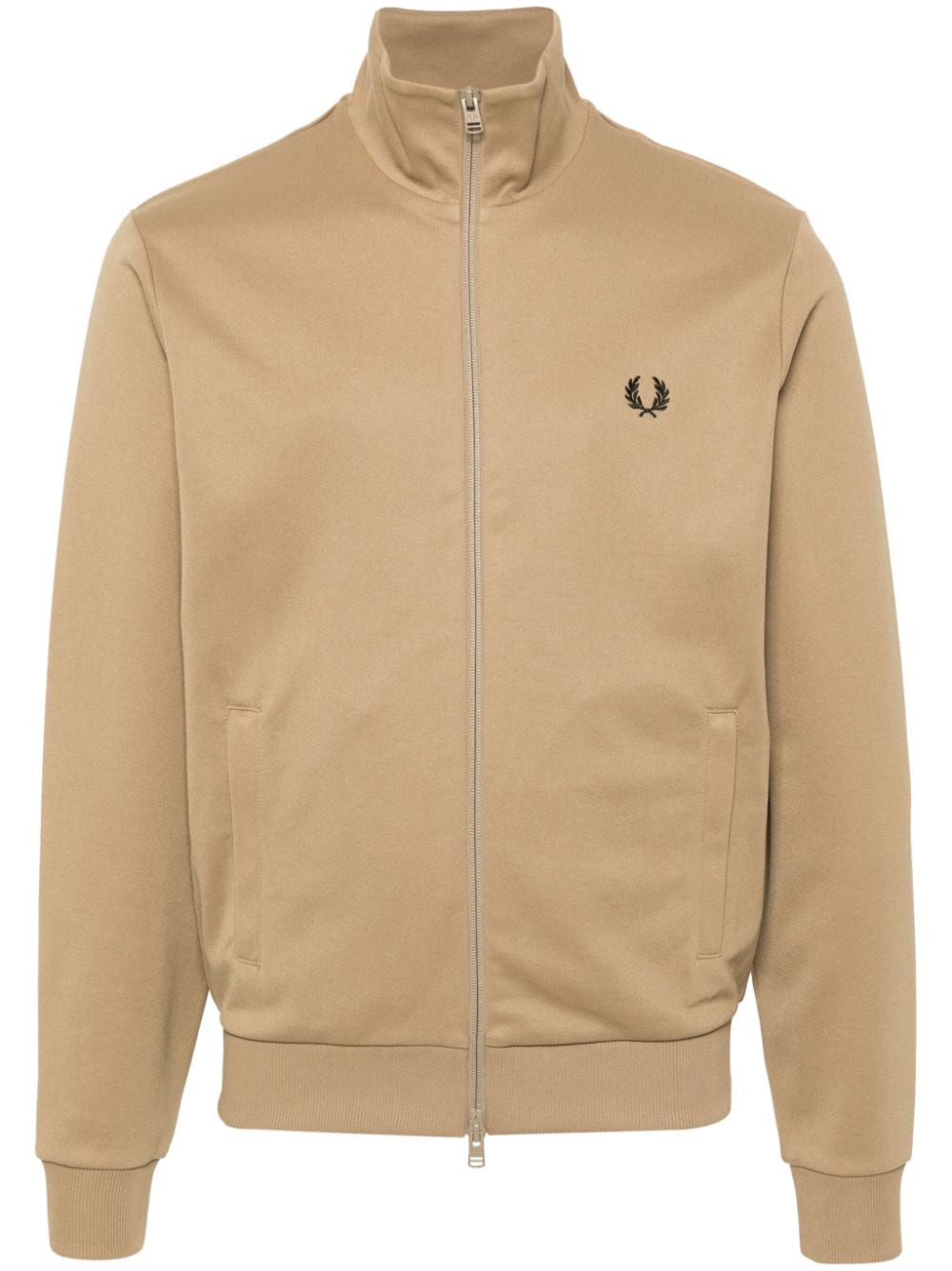 Fred Perry embroidered-logo sport jacket - Brown von Fred Perry