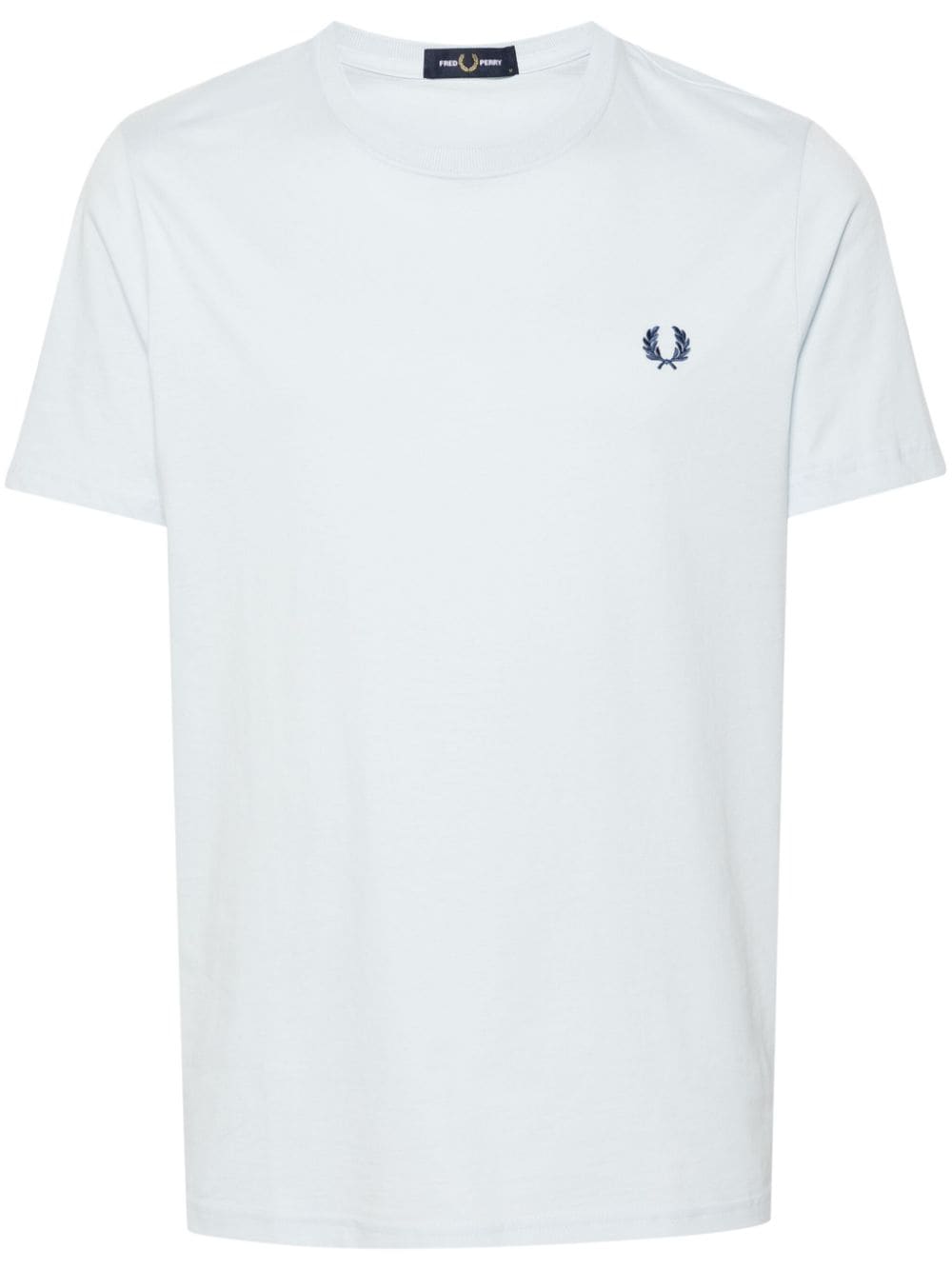 Fred Perry logo-embroidered cotton T-shirt - Blue von Fred Perry