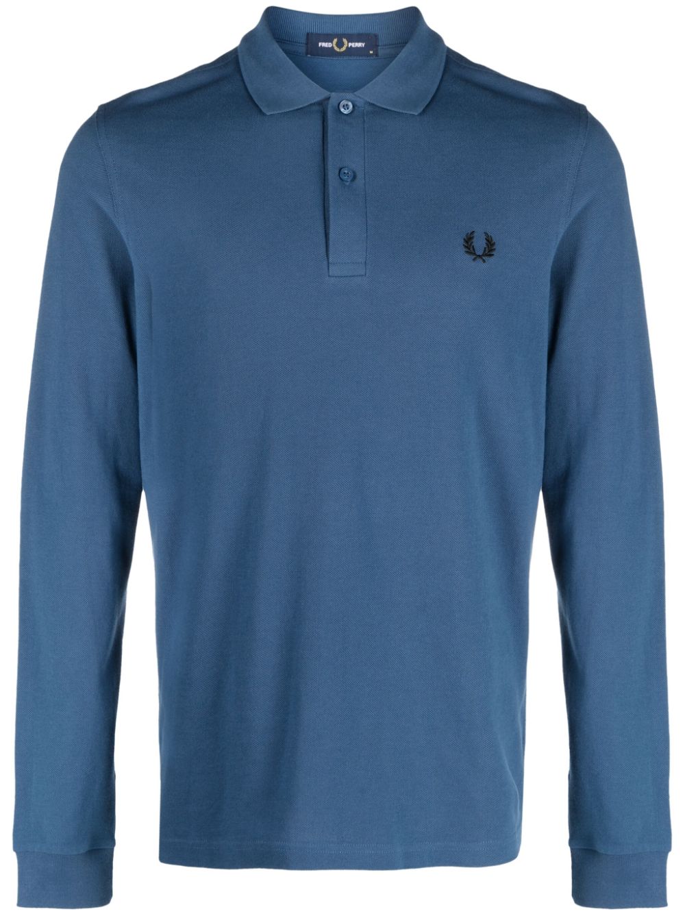 Fred Perry logo-embroidered cotton polo shirt - Blue von Fred Perry