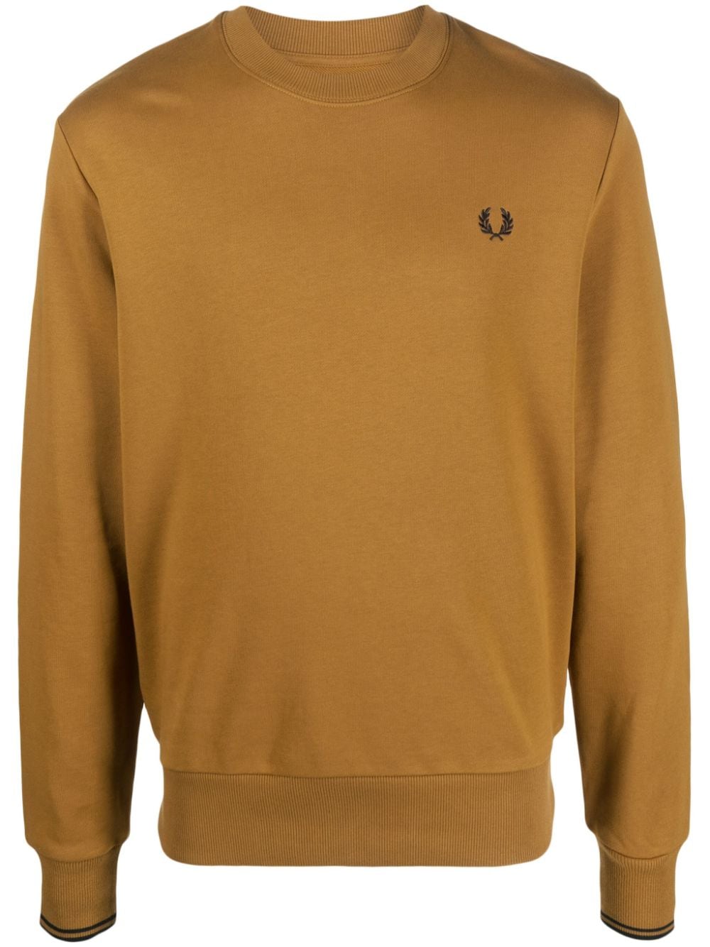 Fred Perry logo-embroidered sweatshirt - Brown von Fred Perry