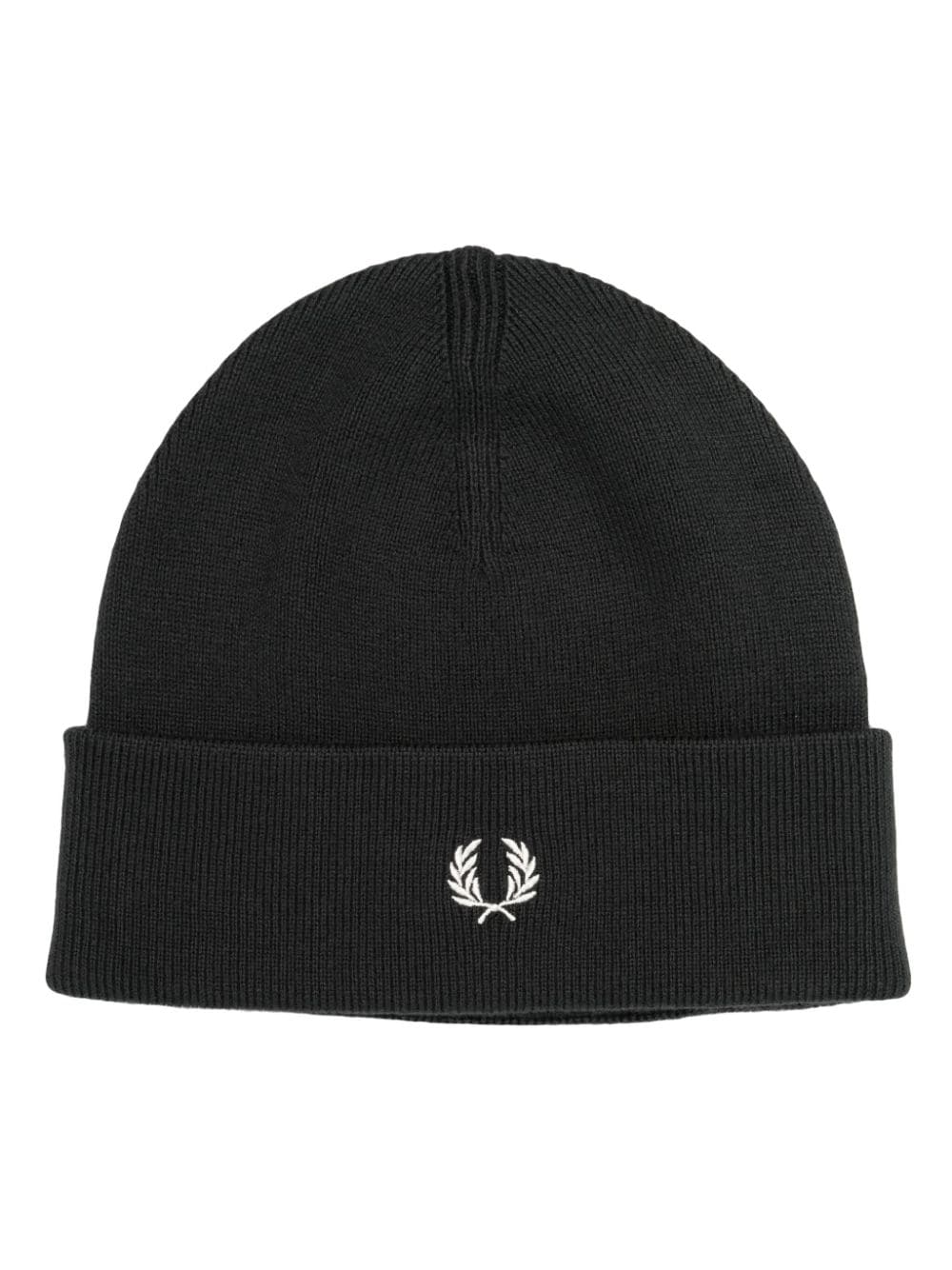 Fred Perry logo-embroidery beanie - Green von Fred Perry