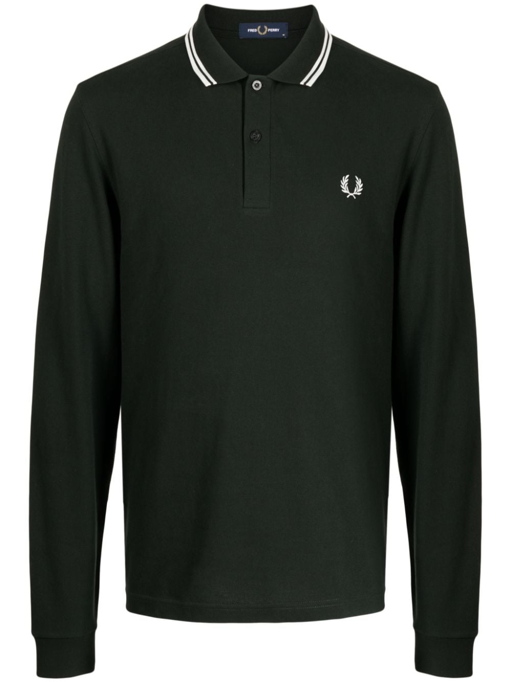 Fred Perry long-sleeve polo shirt - Green von Fred Perry