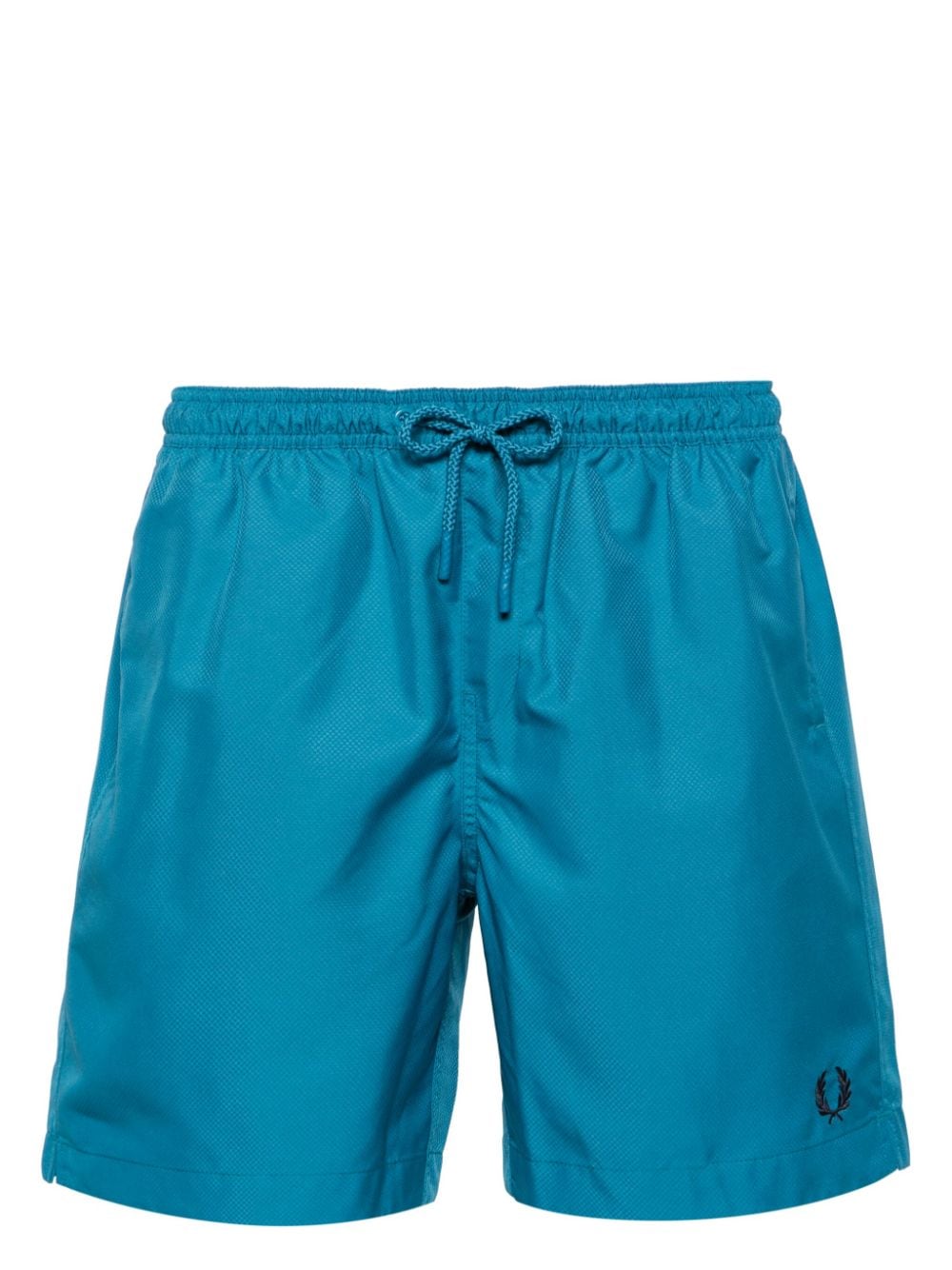 Fred Perry mid-rise swim shorts - Blue von Fred Perry