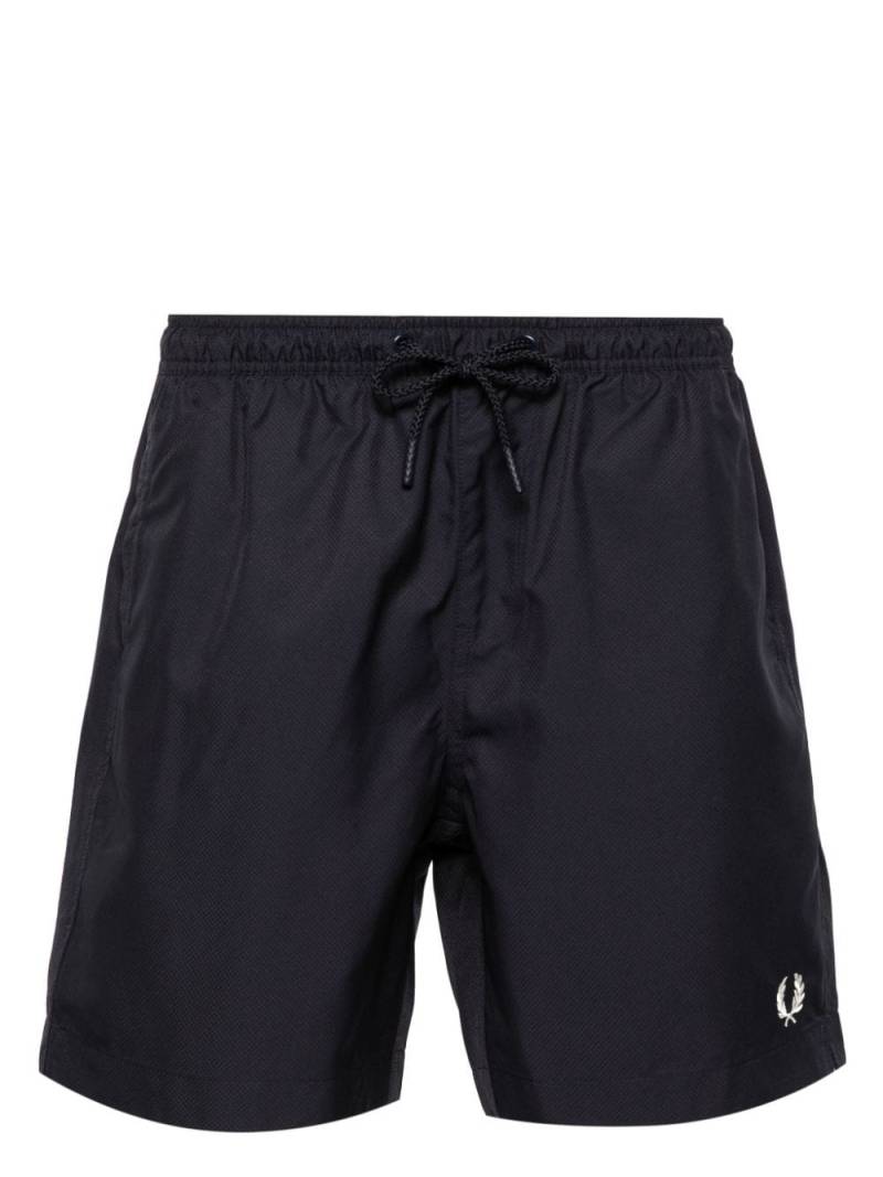 Fred Perry mid-rise swim shorts - Blue von Fred Perry